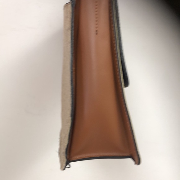 CK Black & Beige Monogram Messenger Sling Bag - Picture 5 of 16